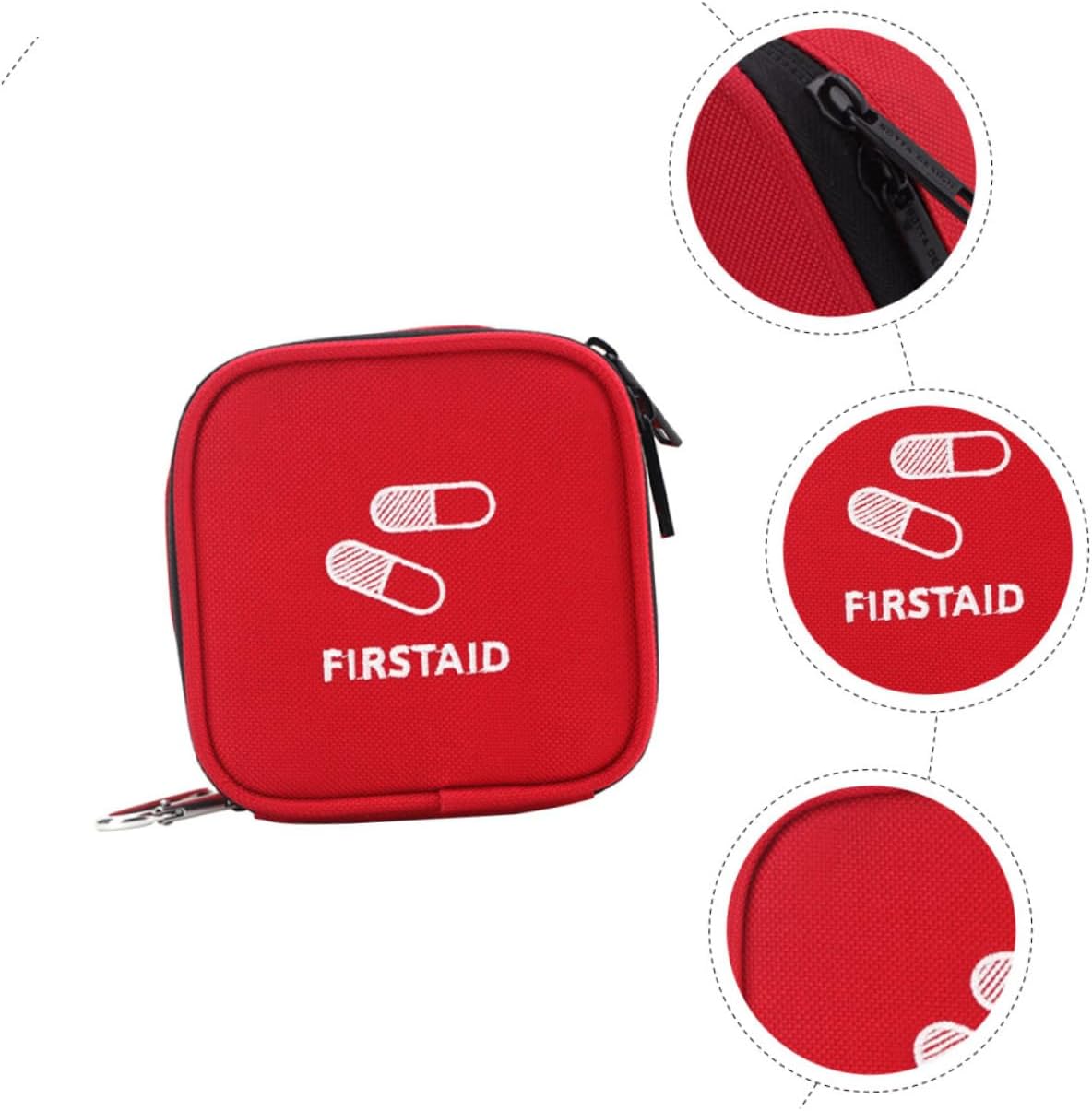 NOLITOY Travel Emergency Medicine Storage Bag First Aid Kit Pouch for Outdoor Adventures Compact and Lightweight Design