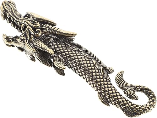 Miniatura 1 de Llavero de latón vintage con diseño cultural chino único para adornos de bar vintage, uso diario