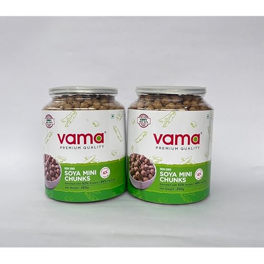 Vama Soya Chunks - Lean 250g 250 g
