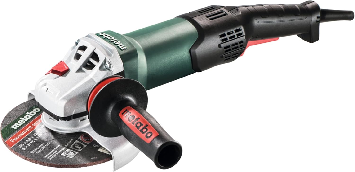 Metabo 6Inch Angle Grinder, 1300W, Rat Tail, Made in Germany, WP 13