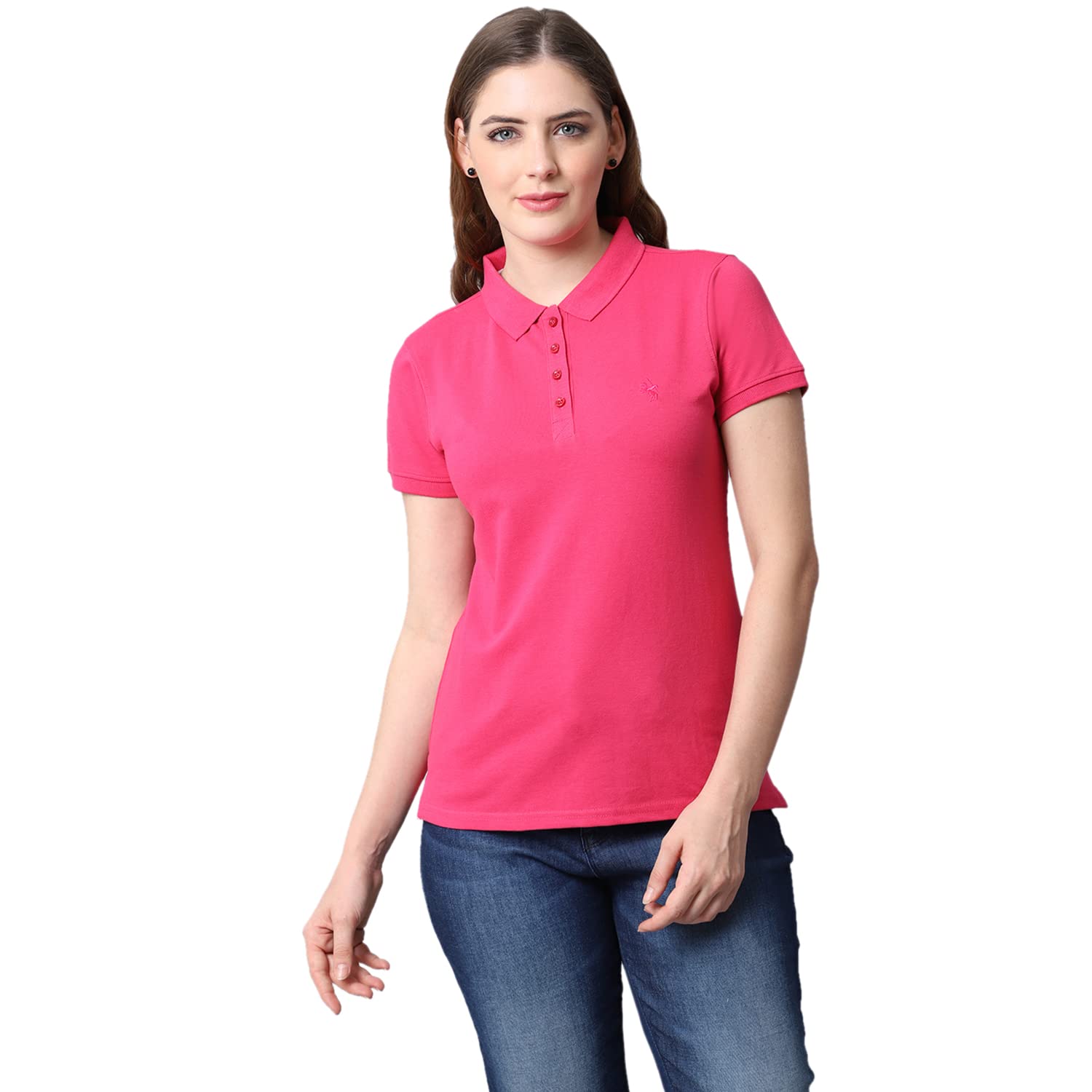 Women's Solid Regular Fit T-Shirt-image-34