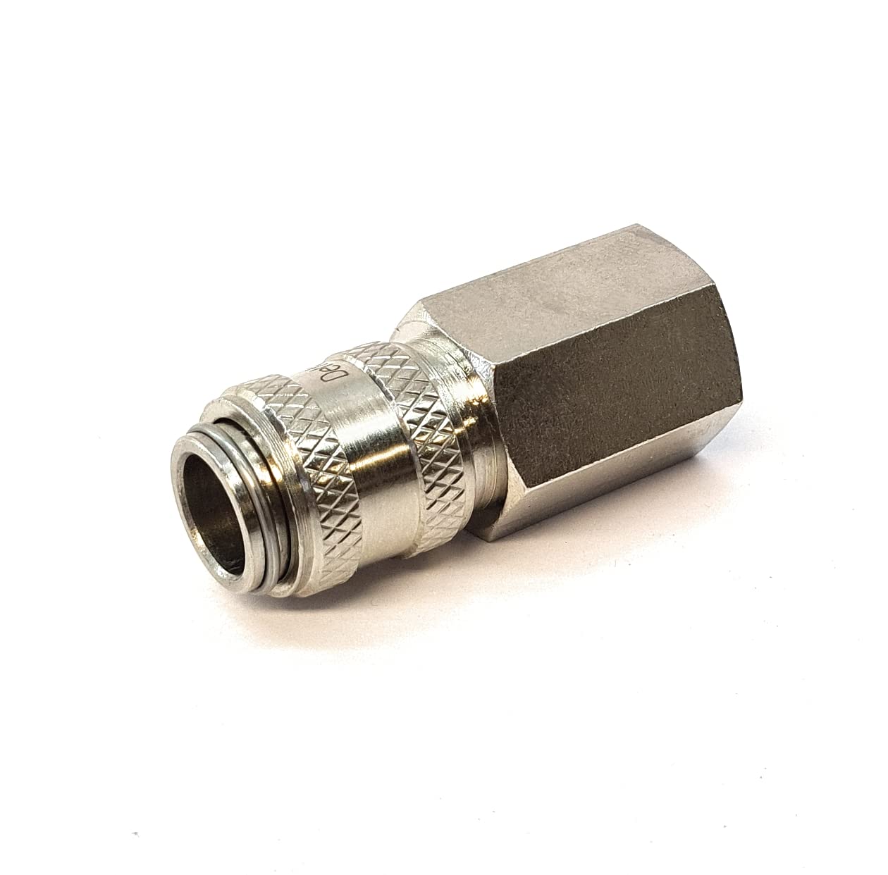 Rectus 21 Typ – Schnellverbinder, Buchse mit 6,35 mm BSP-Innengewinde, verwendet für wassergespeistete Stangensysteme.