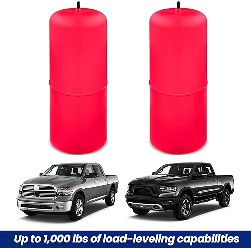 Miniatura 4 de Kit de suspensión de bolsa de resorte compatible con Ram 15001500 Classic Pickups 09-22 Heavy Duty Air Ride Helper Spring Bag Ultimate Plus