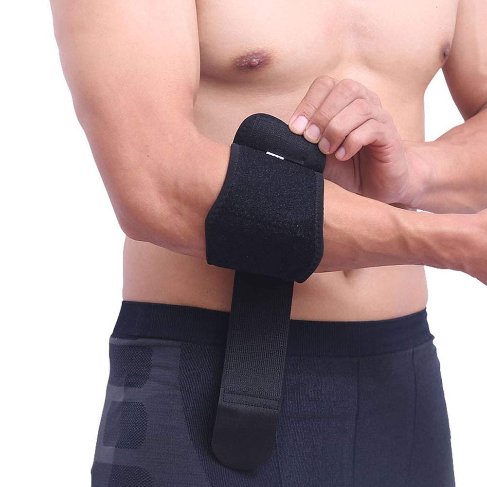 momowu 1PCS Adjustbale Tennis Elbow Support Guard Pads Golfer's Strap Elbow Lateral Pain Syndrome Epicondylitis Brace