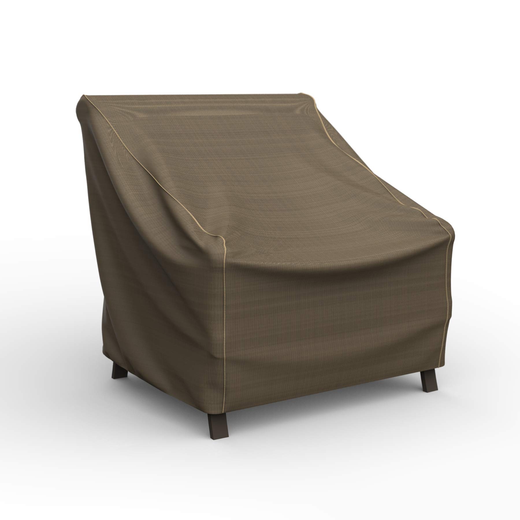 StormBlock™ Platinum Patio Chair Cover, Large (Black and Tan Tweed)