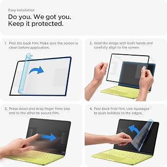 Spigen Tempered Glass Screen Protector GlasTR Slim for Macbook Neo