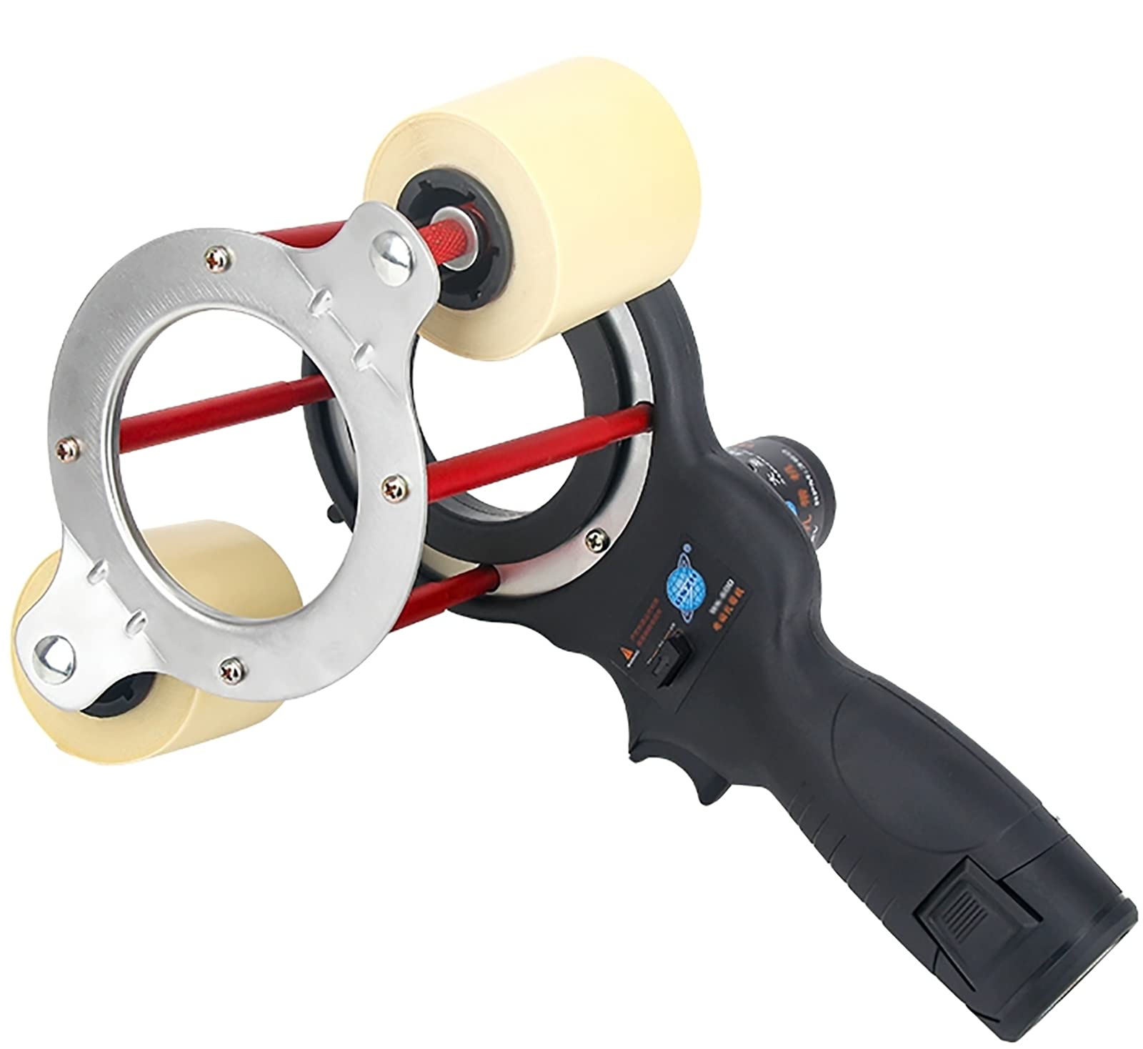 JKJZSALJ Air Conditioning Tape Winding Machine, Electric Tape Wrapping Machine,Air Conditioner 7Cm Pipe Cable Tie Winding Tool