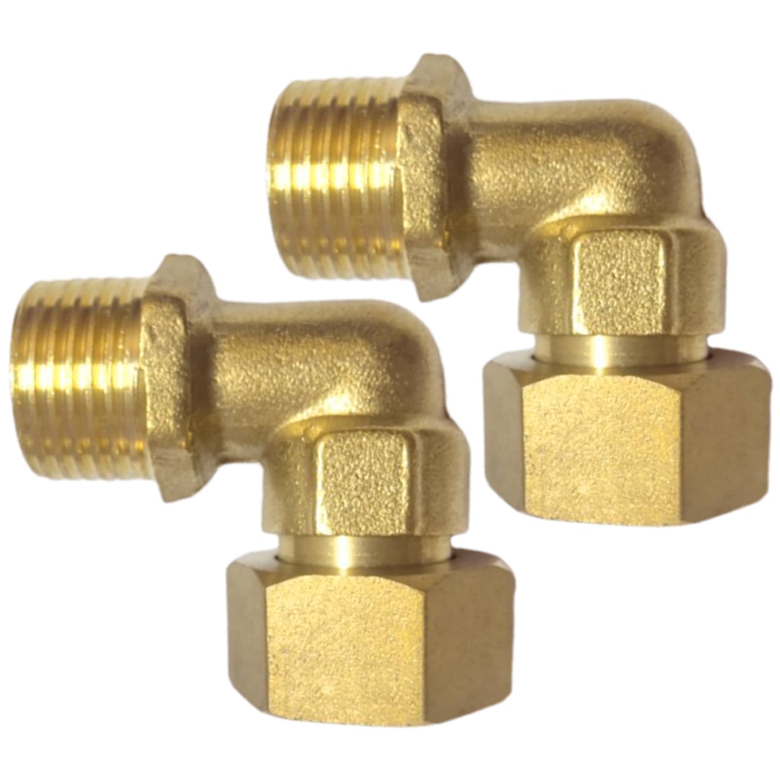 Rgybao Multicolor Duty Brass 90 Degree Elbow Fitting 0.5 Inch Threaded Connection Easy To Use For Solar Systems And Pipe Networks Adjustable Brass Pipe Elbow