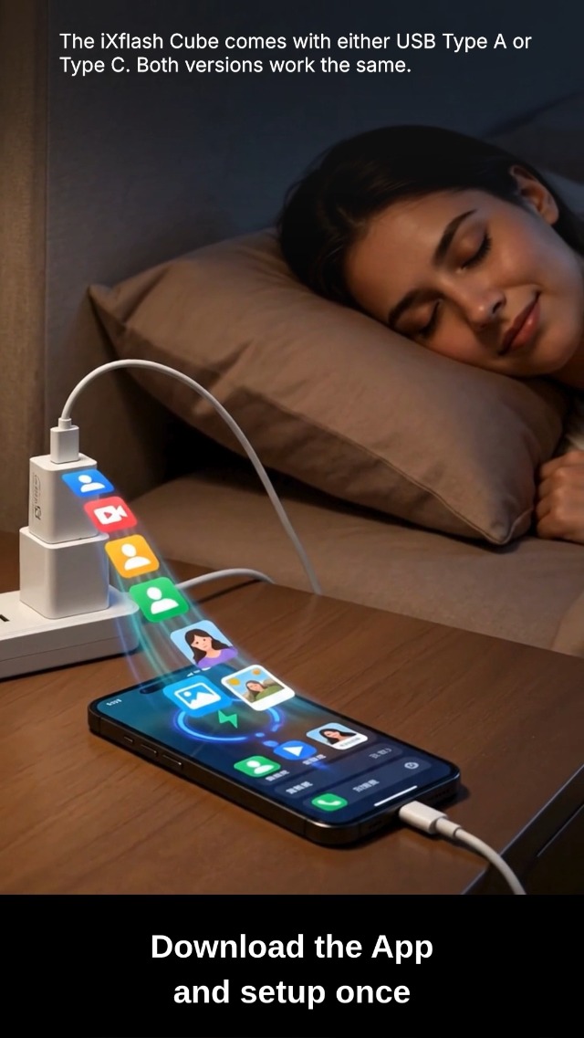 Amazon.com: Piodata iXflash Cube Auto Photo Backup While Charging