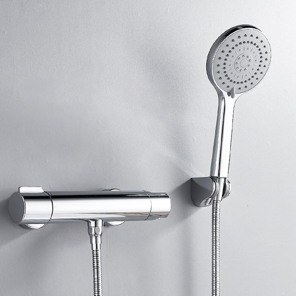 Rubinetto termostatico per doccia G3/4" in acciaio inox, per riscaldamento