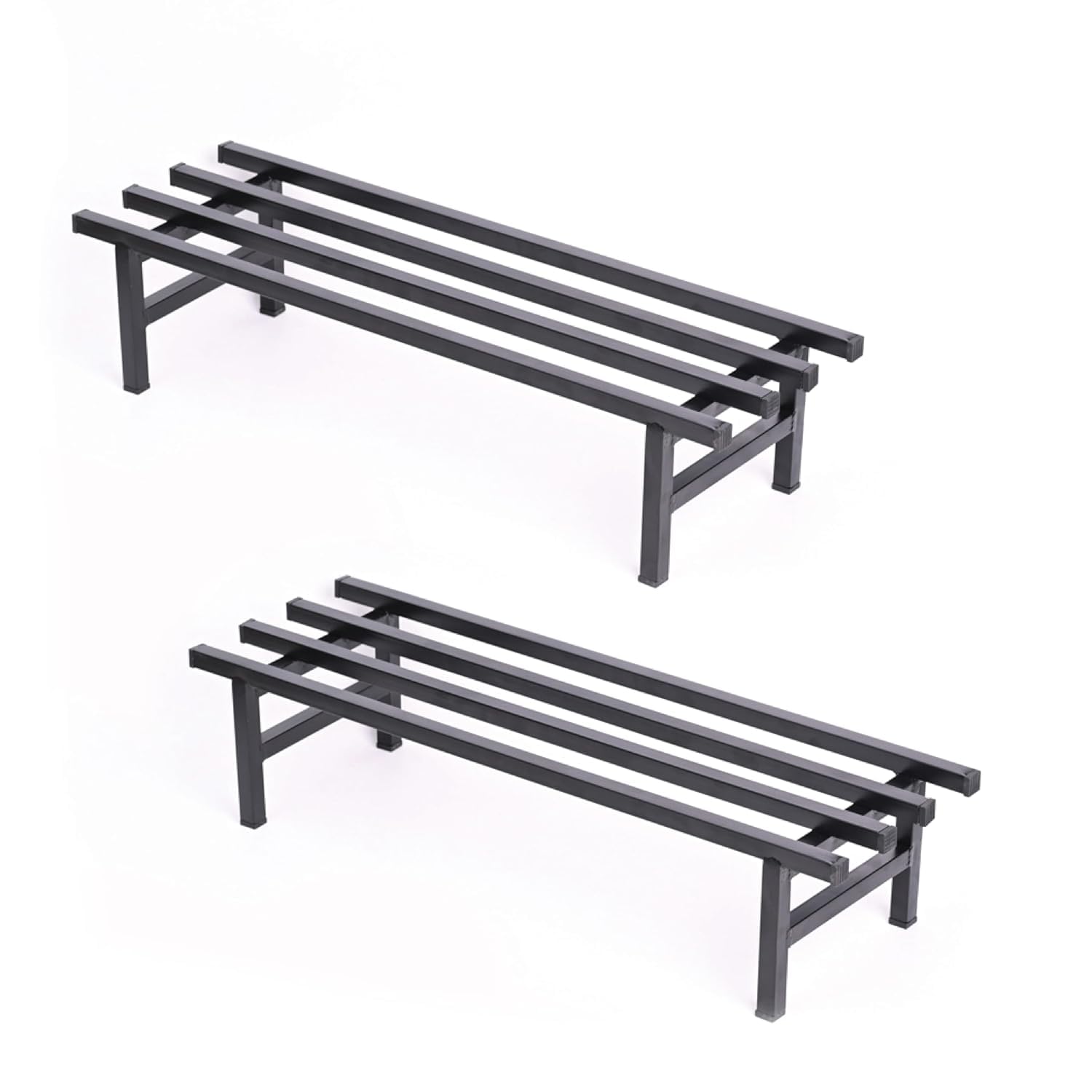 Dime Store Plant Stand Heavy Duty Iron Pot Stand for Balcony, Home Decor, Indoor and Outdoor Use (Set of 2) (B0D73RJ8ZX) Amazon Price History, Amazon Price Tracker