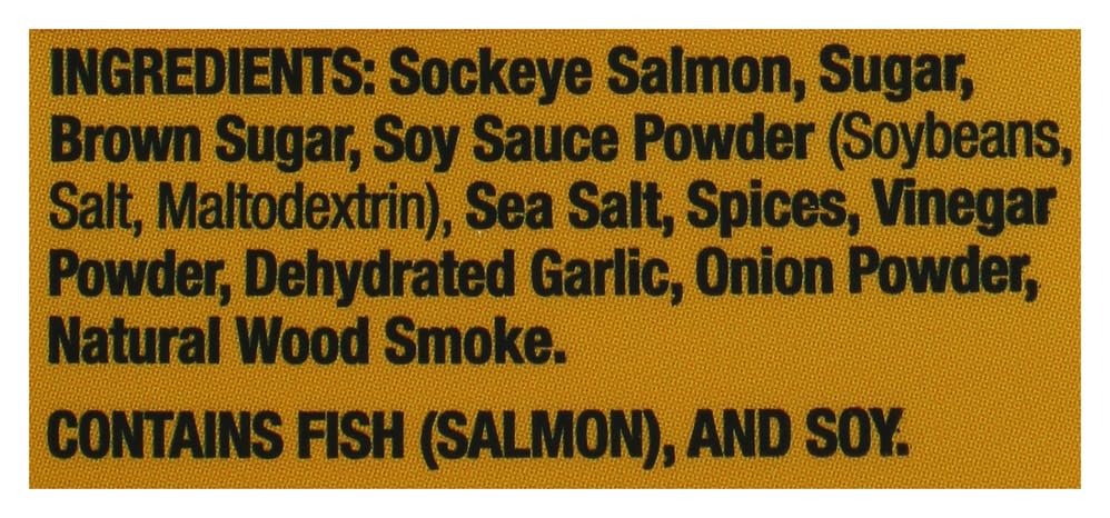Fable Fish Wild Alaskan Salmon Jerky - Wild Caught Salmon with 31g of Protein - Tasty Fish Jerky with Omega-3s and Natural Source of Collagen - Made with Whole Muscle Sockeye - Teriyaki thumbnail 4