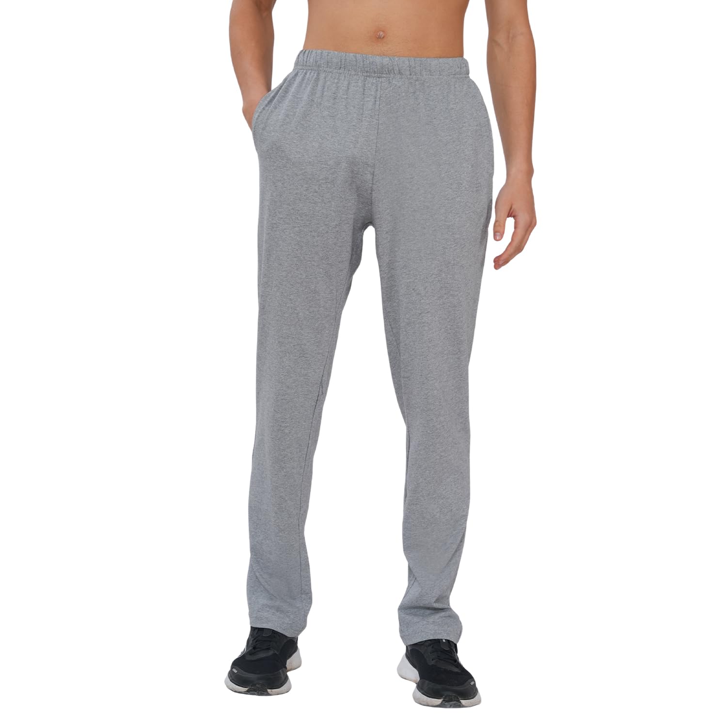 bonjour Men Track Pants with Elastic Waistband and Side Pockets-picture-45