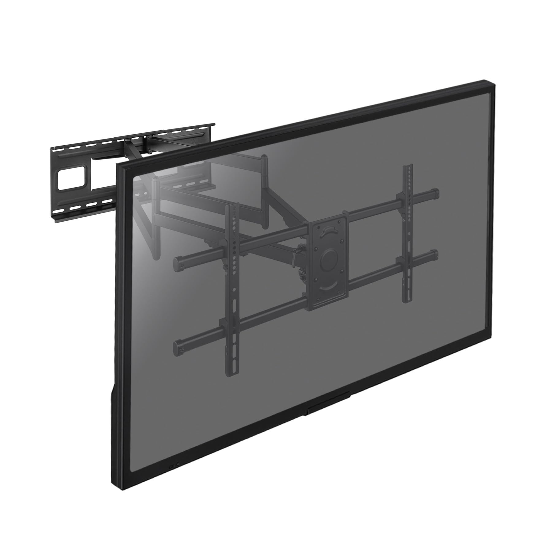 KIMEX - Support TV - Installation Murale - Fonction Orientable/Inclinable - Ultra Extensible 69-104 cm - pour écran 55''- 90'' - 013-4084
