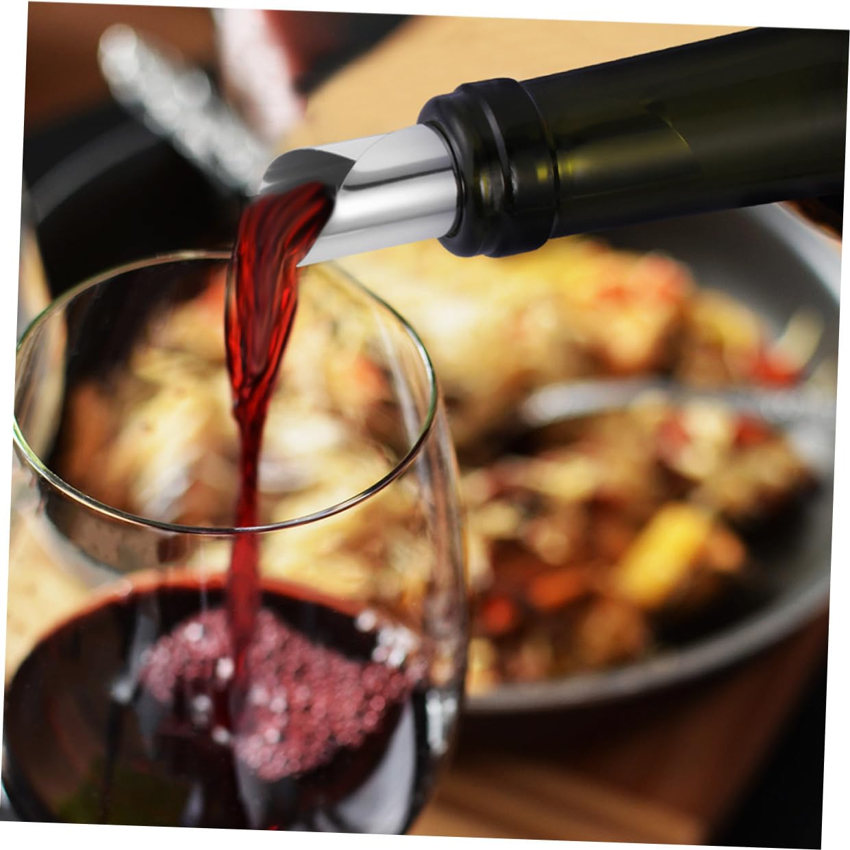 TOPBATHY 5 Set di Versatori per Vino Europeo Aeratori Antigoccia Versatori per Vino Rosso Versatori per Bottiglie 50 Pezzi*5