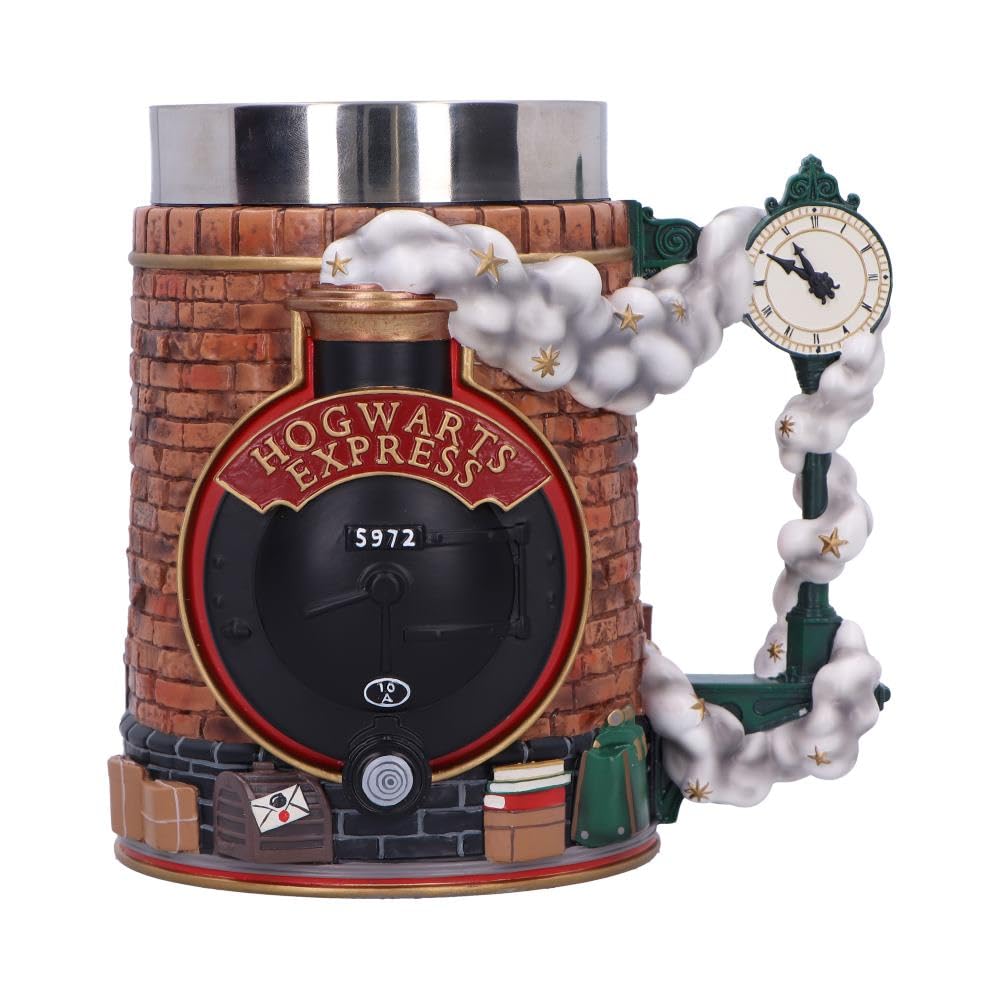 Nemesis Now Harry Potter Platform 9 ¾ Collectible Tankard, Officially Licensed Wizarding World Drinkware, for Fans and Collectors