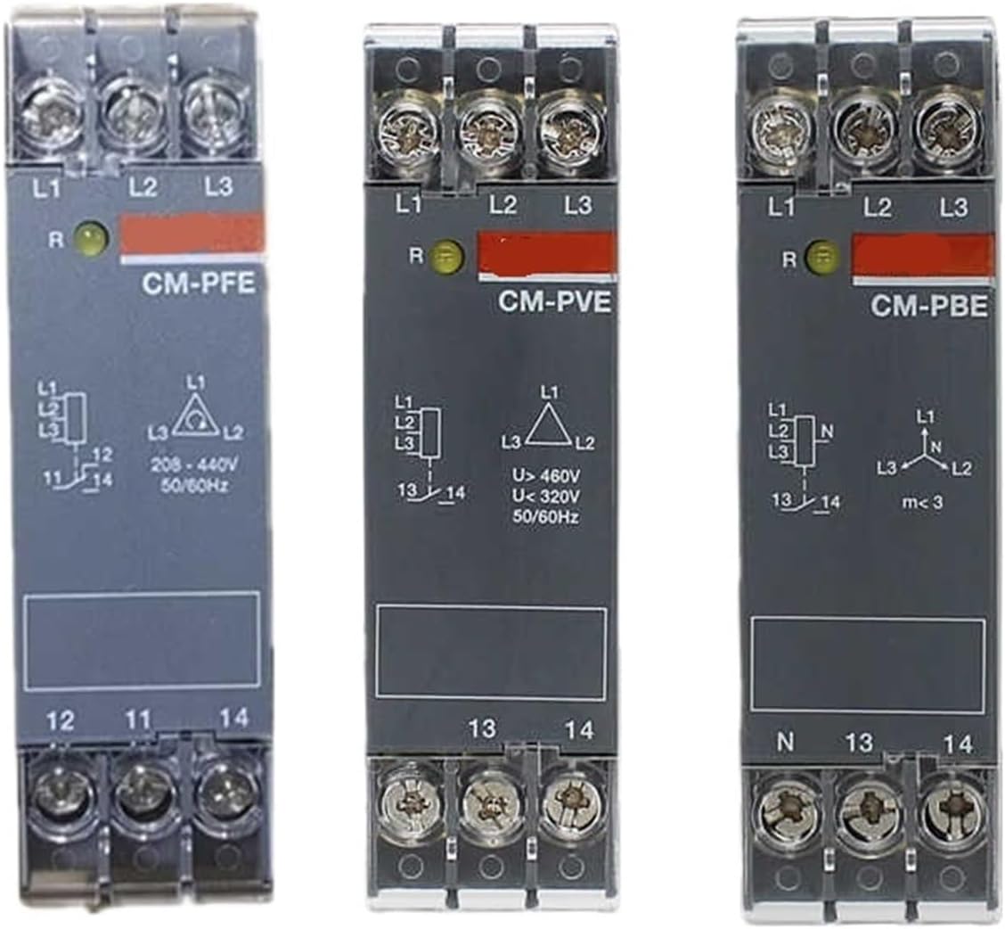 1pcs CM-PBE CM-PAS.4S CM-PVE CM-PVE3 CM-PFS.S3 CM-PVS.41S CM-MPS. Three-Phase Relay(CM-PVE 185-265VAC)
