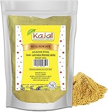 Kajal Asafoetida Powder (Hing) | Essential Indian Spice for Kitchen | 100% Natural and Pure | Best Hing | Versatile Taste Enhancer for Curry, Dals and Ayurvedic Dishes