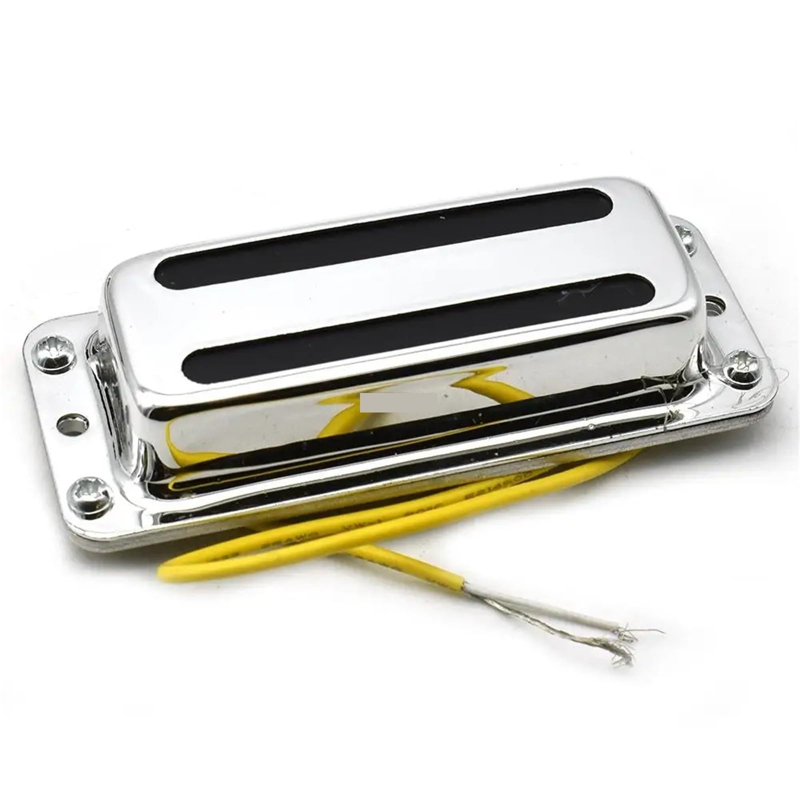 Mini micro Humbucker for guitare électrique à 6 cordes, avec couvercle en laiton, pont de cou chromé