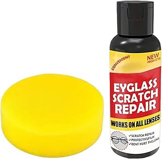 [Nuhjytgf] 眼鏡スクラッチ修理ワックス、レンズアンチウェア、2.9x8.2cm、眼鏡スクラッチリムーバー、レンズスクラッチリムーバー、カメラスクリーン旅行オフィススクールの長持ちするクリーナー
