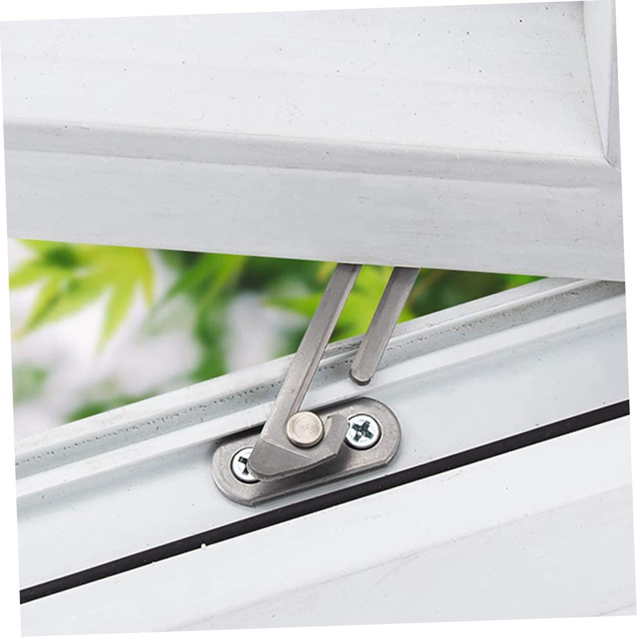 ARTIBETTER 8 Stk Fenster begrenzer Scharniere für Innentüren Griffe für Schiebefenster fensterklammer fensterklemme Fensterschlösser und Riegel Fensteröffnungsbegrenzer Rostfreier Stahl