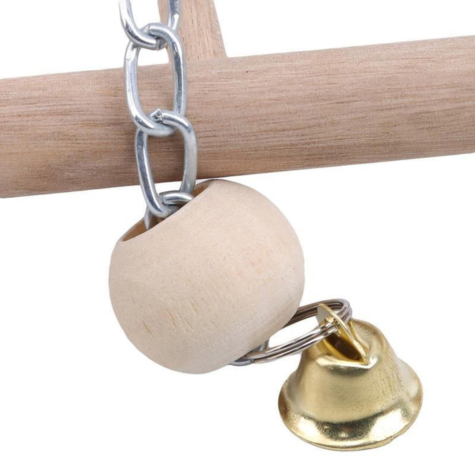 Baoblaze Pont Suspendu en Bois, Marches D'escalier, Balançoire d'escalade pour Oiseaux, Pinsons, Perruches