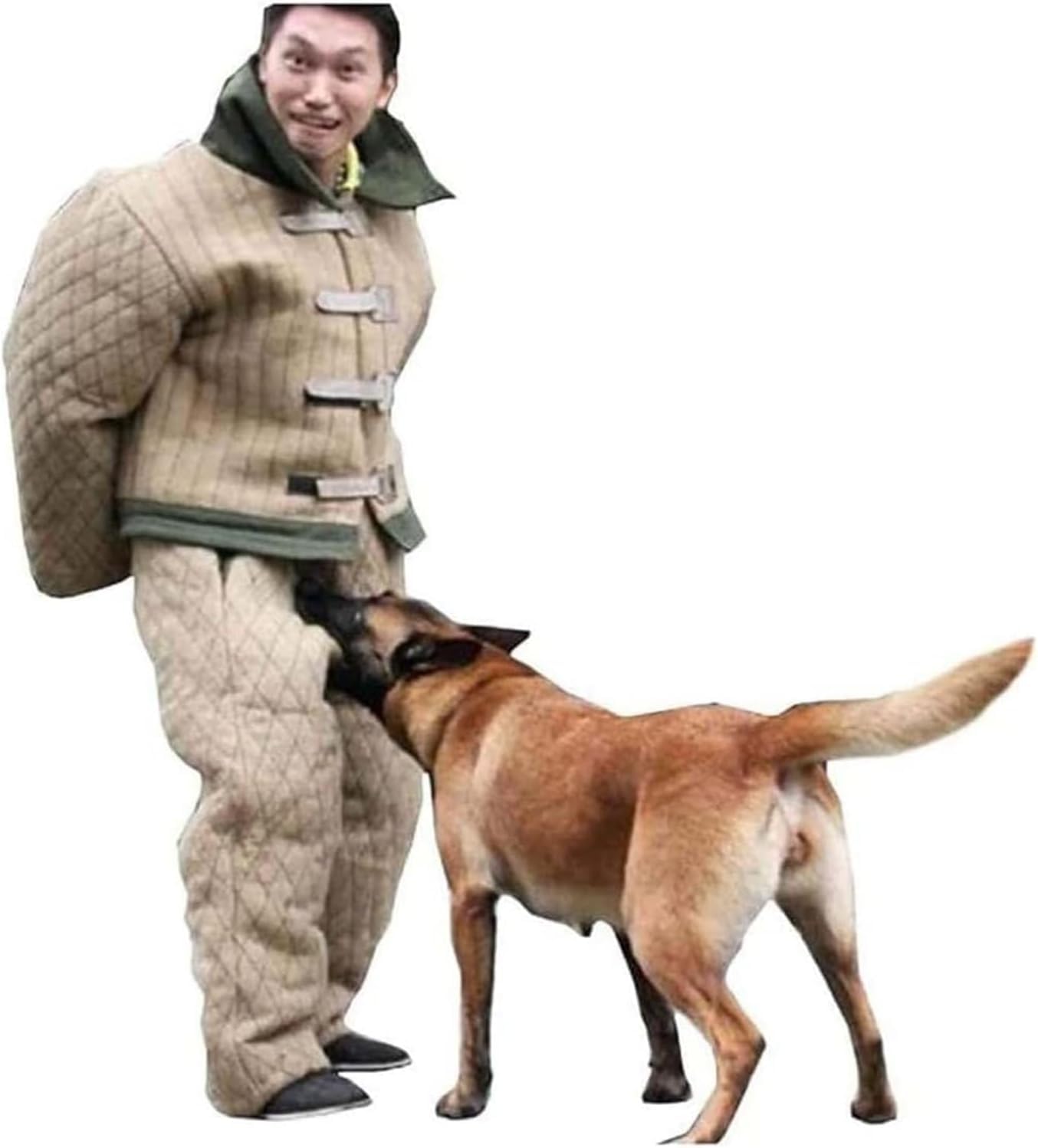 CHROX Dog Training Suit, Anti-Dog Bite Jumpsuit, Professional Dog Bite Sleeves Suit, Large Body Protection Police Dog Training Bite Suit Jacket