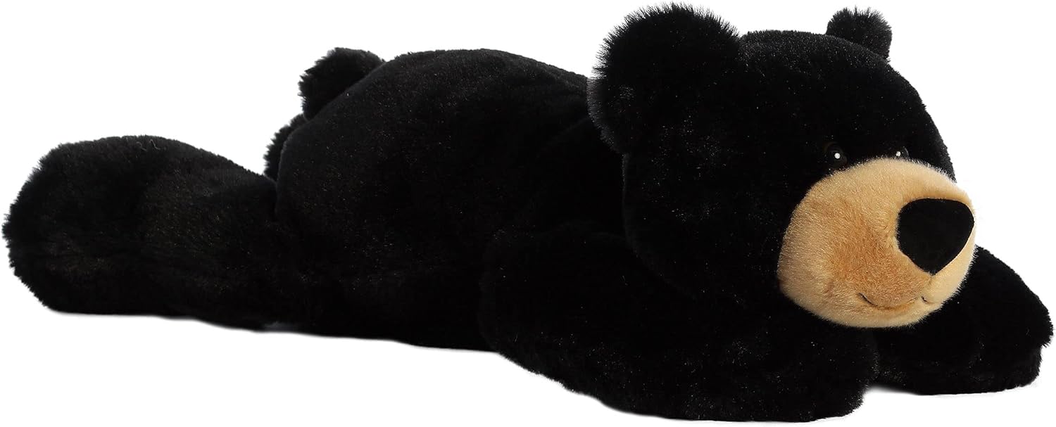 Aurora® Snuggly Hugga-Wug Bear™ Stuffed Animal - Comforting Companion - Imaginative Play - Black 20 Inches