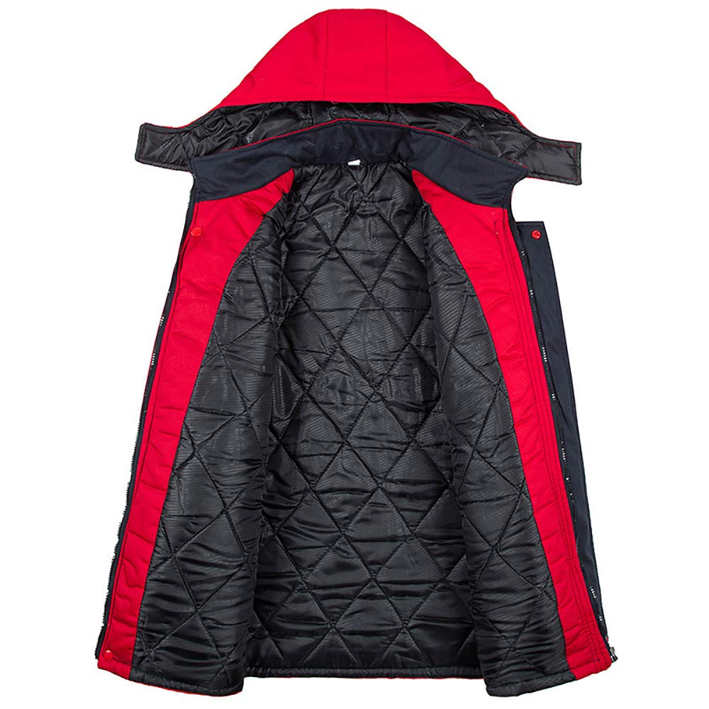 tooloflife Unisex Adulto Chaqueta Impermeable Invierno Manga Larga Regular Azul Talla Unica