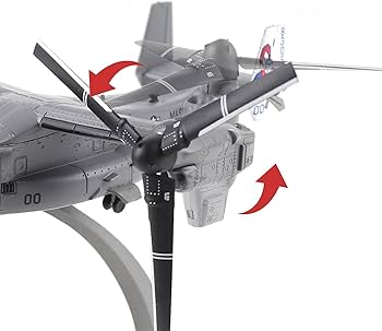 Amazon | Vizbello V-22 オスプレイ 1/144スケールモデル航空機キット