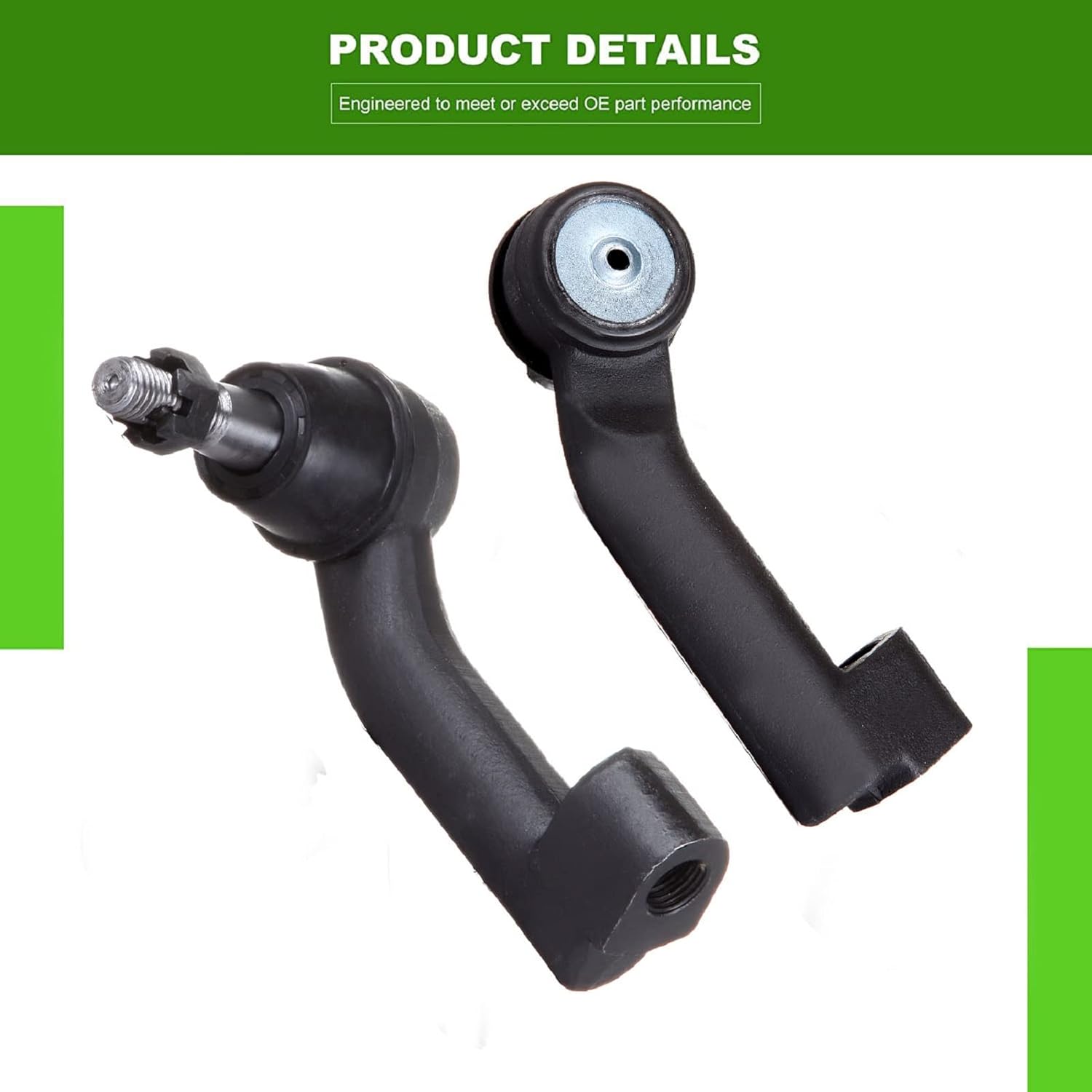 SCITOO 8pcs - (2) Front Upper Control Arm Kit fit 2009-2015 for Ford for F-150 [2007-2015 for Ford Expedition/For Lincoln Navigator] - w/Ball Joint (2) Lower Ball Joint (4) Inner & Outer Tie Rods