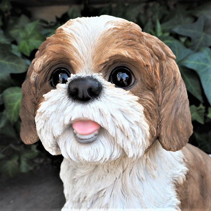 Amazon.co.jp : 犬の置物 シーズー T14057 いぬ イヌ 動物