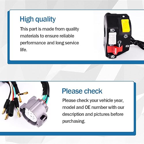 Miniatura 6 de TRX 300 EX 300EX Interruptor de luz de arranque ATC 1999-2004 para Honda