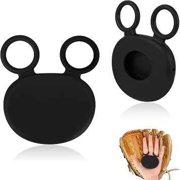 2pcs Palm Guards for Baseball & Softball, Silicone Catchers Thumb Guard Shock Absorbing Training Aid Glove Padding Accessory for Youth & Adult Infielder Catcher Hockey Players