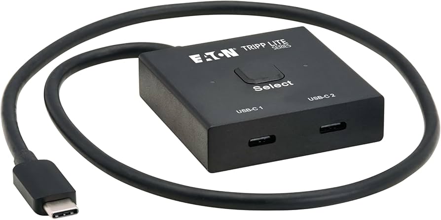 Amazon | Tripp Lite 2x1 双方向USB-Cスイッチ 10Gbpsデータ転送 8K