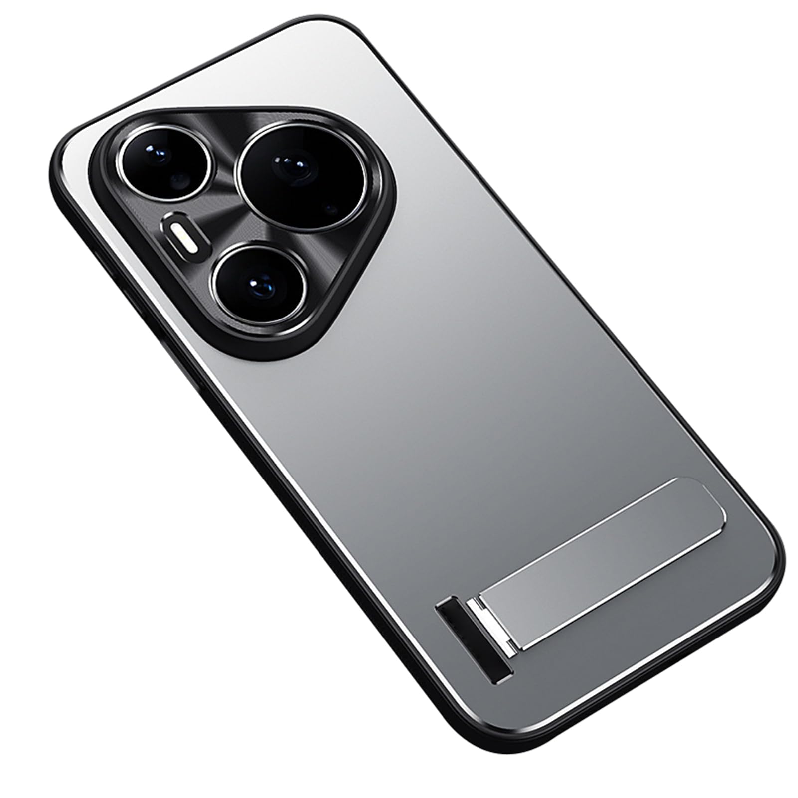 Coque Fine Huawei Pura 90 Pro Support Idéal pour Vidéos et Bureau Gris Givré