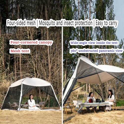 Carpa de Camping para 8-10 Personas con Mosquitero y Protección UV miniatura 4