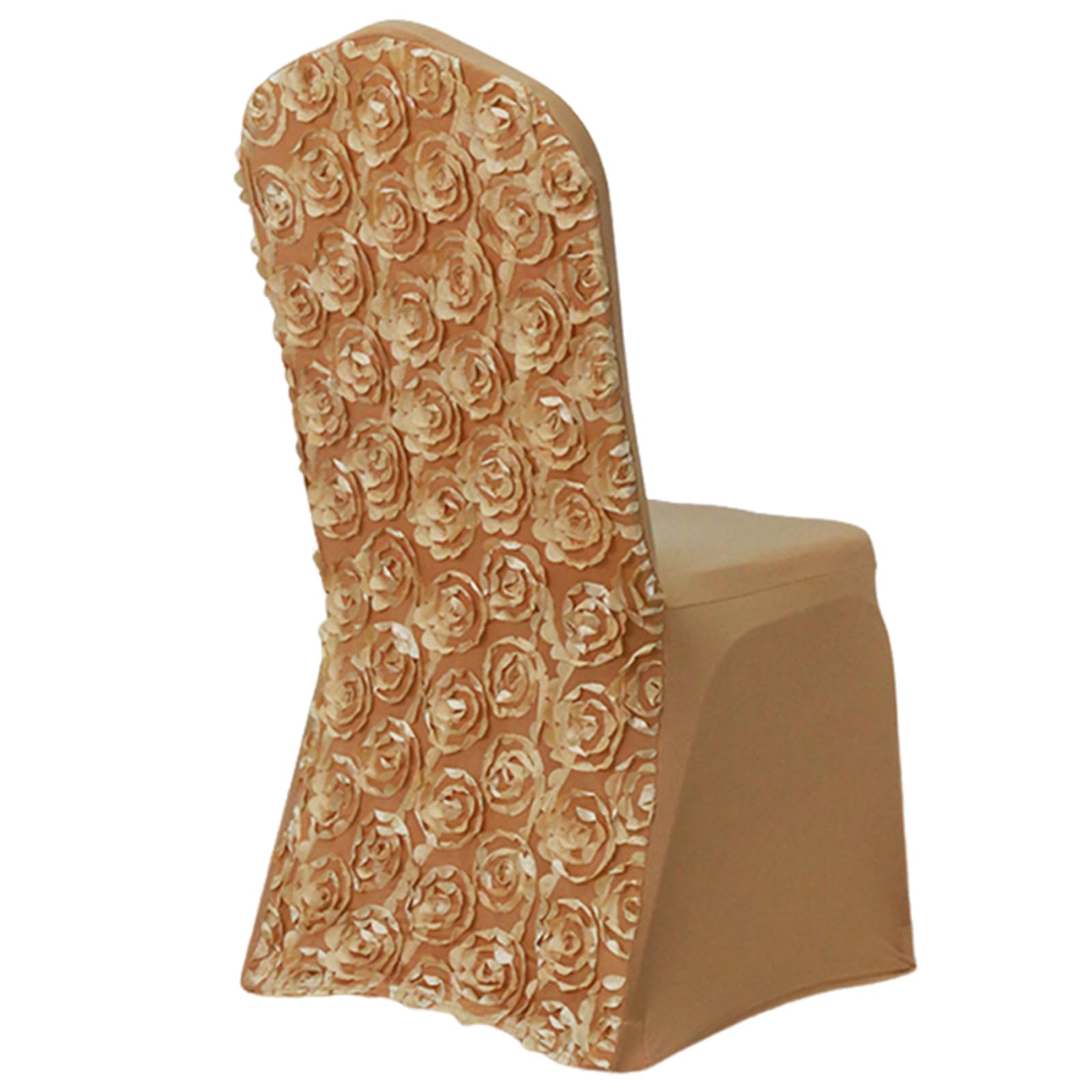 Tsophreniq Chair Cover Spandex Rose Embroider Chair Cover Hotel Banquets Party Decoration Rose Embroider