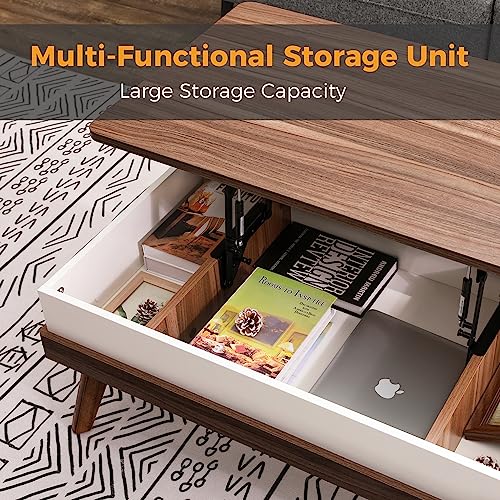Bidiso RBG-RBR-457 Lift Top Coffee Table thumb #5