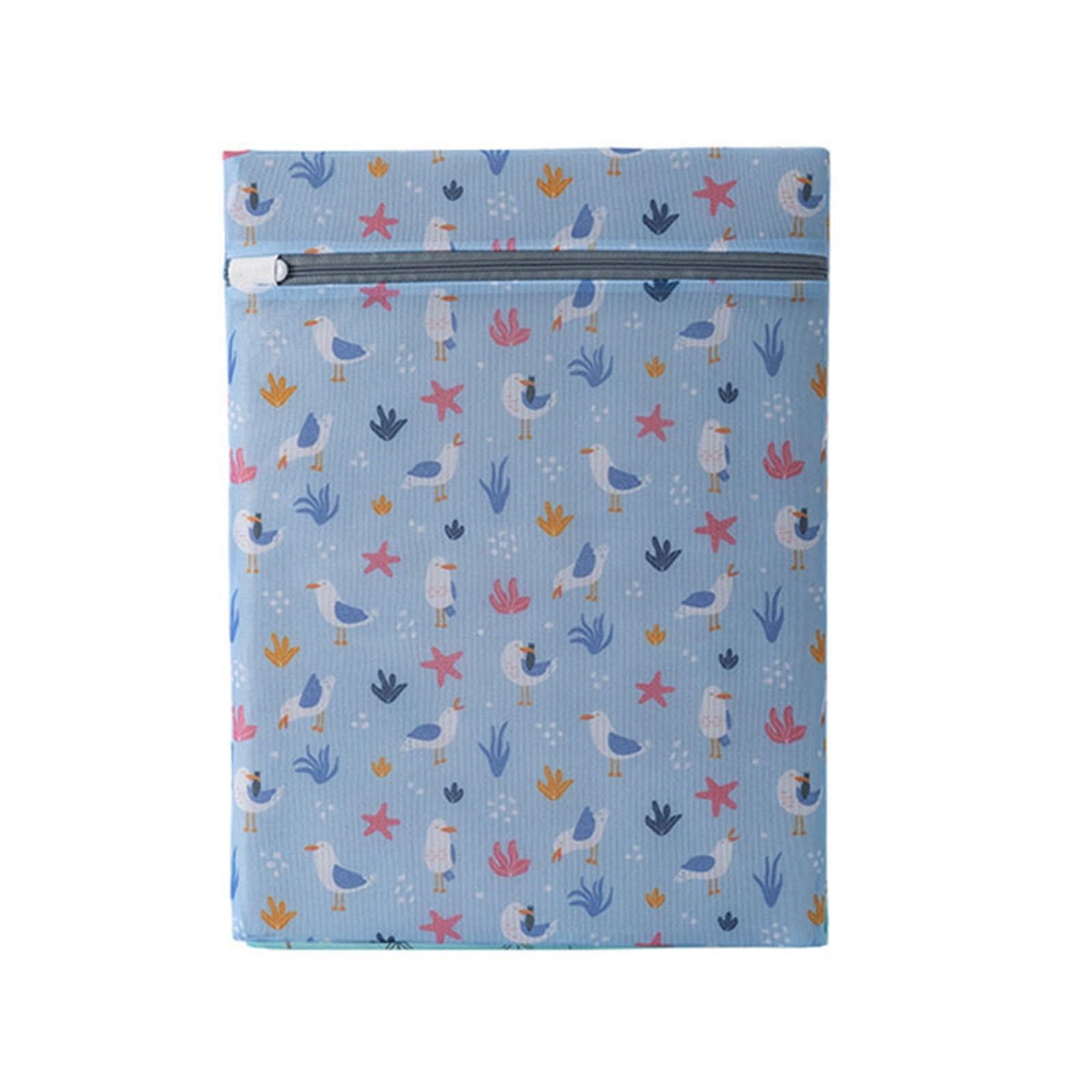 Laundry Bag 2pcs Laundry Bags For Washing Machines Caring For Clothes Home Mesh(M 40-50CM)