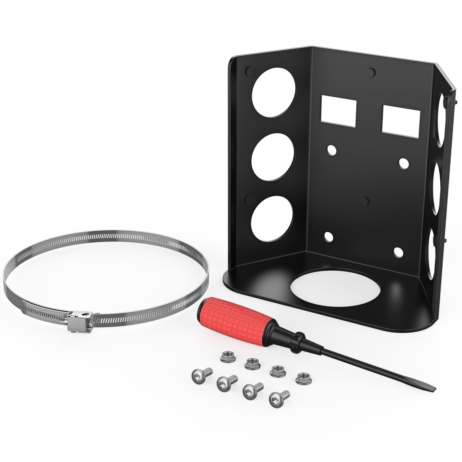 FOROIRON 5LB Propane Tank Mounting Bracket - gas supply | Mubboo