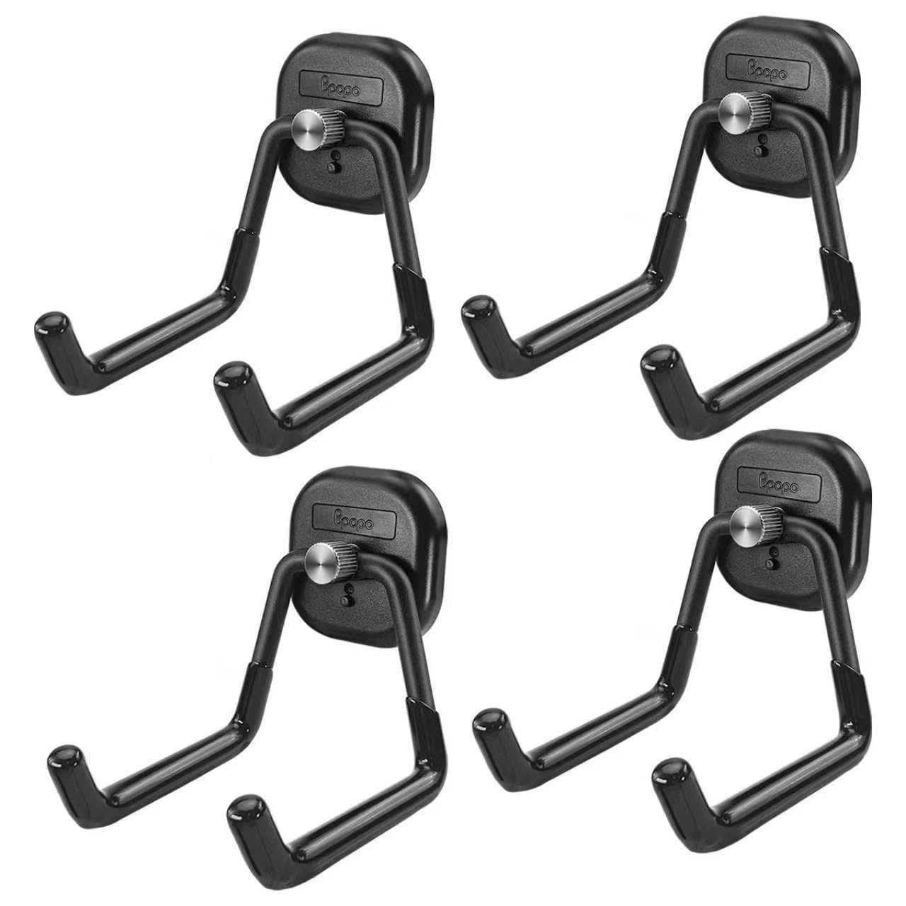 4 Stück Magnethaken Extra Stark, große Garage Magnethaken zum Aufhängen, Garten Garage Schuppen Storage Tools Schwerlast Doppelhaken