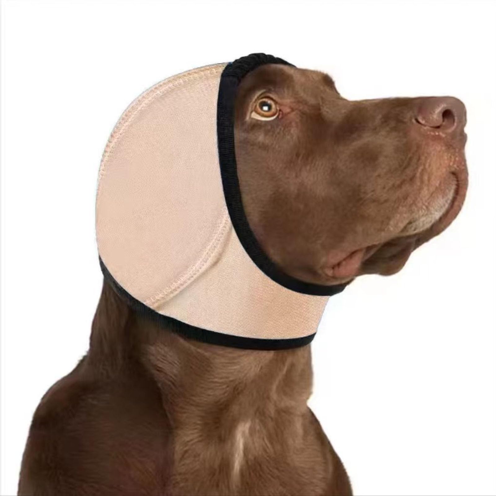 Noise Canceling for Dogs, Dog Calming Ear Wrap, Dog Earmuffs for Sound, Adjustable Dog Ear Cover for Grooming, Bathing, Blow Drying, Travel and Fireworks (#D,S)