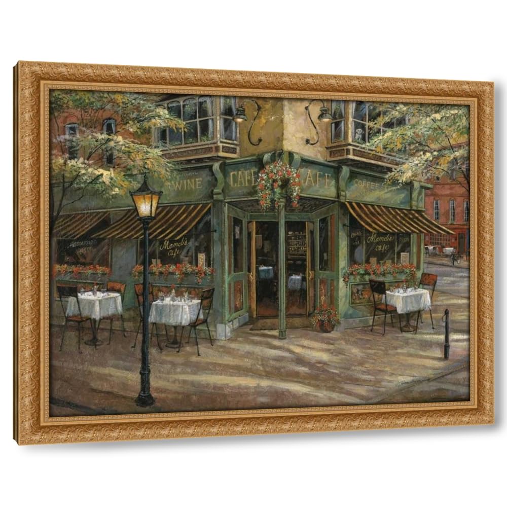 Amazon.com: ArtDirect Mandis Cafe 46x36 Huge Gold Ornate Wood