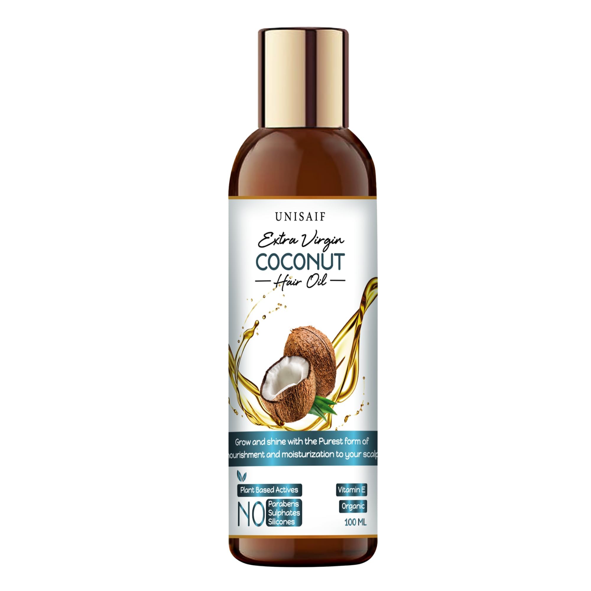Unisaif Extra Virgin Coconut Hair Oil | Pure & Natural Cold