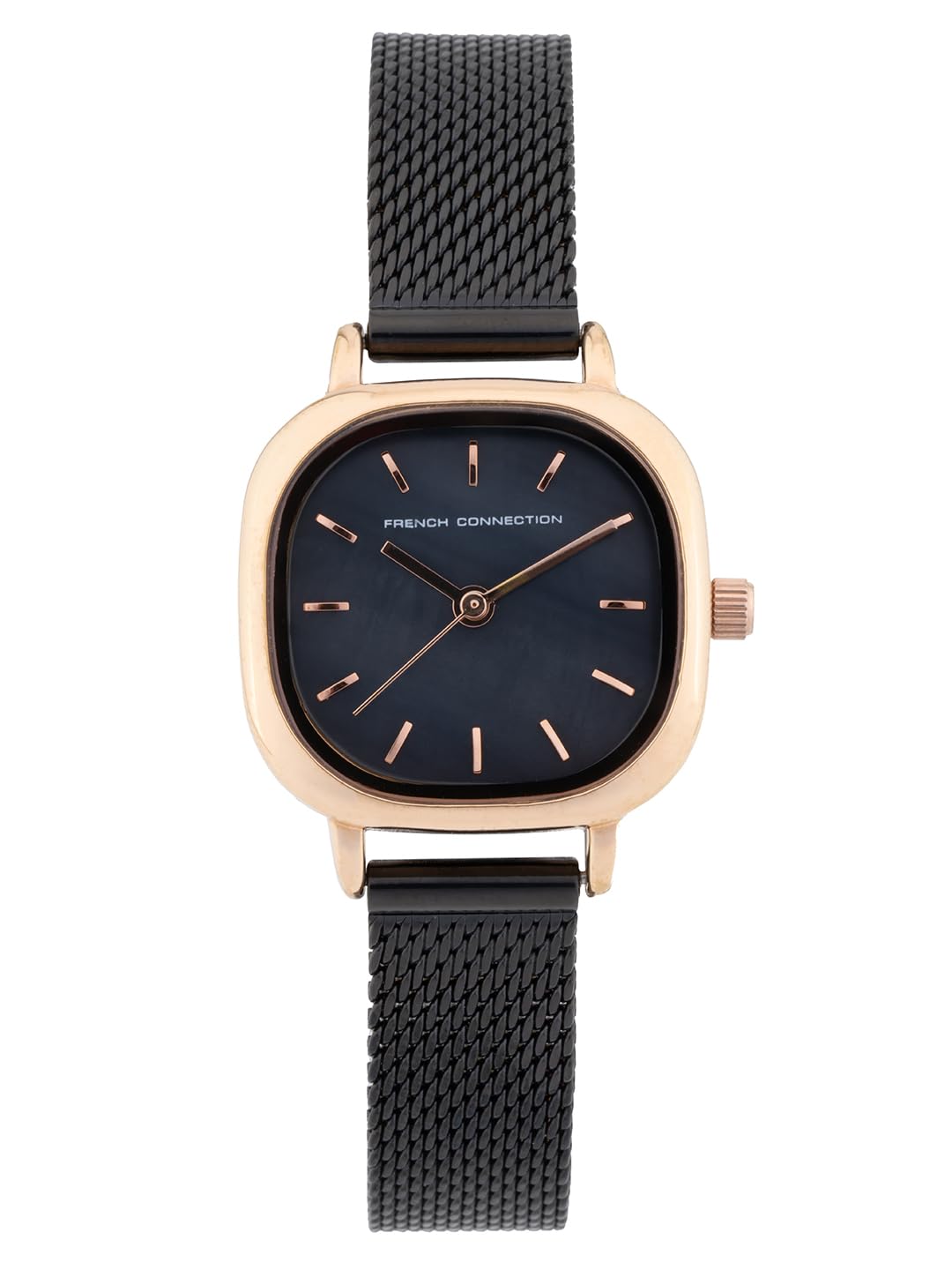 French Connection Oceanic Black Mop Square Dial Womens Analogue Watch FCU2BM-picture-45