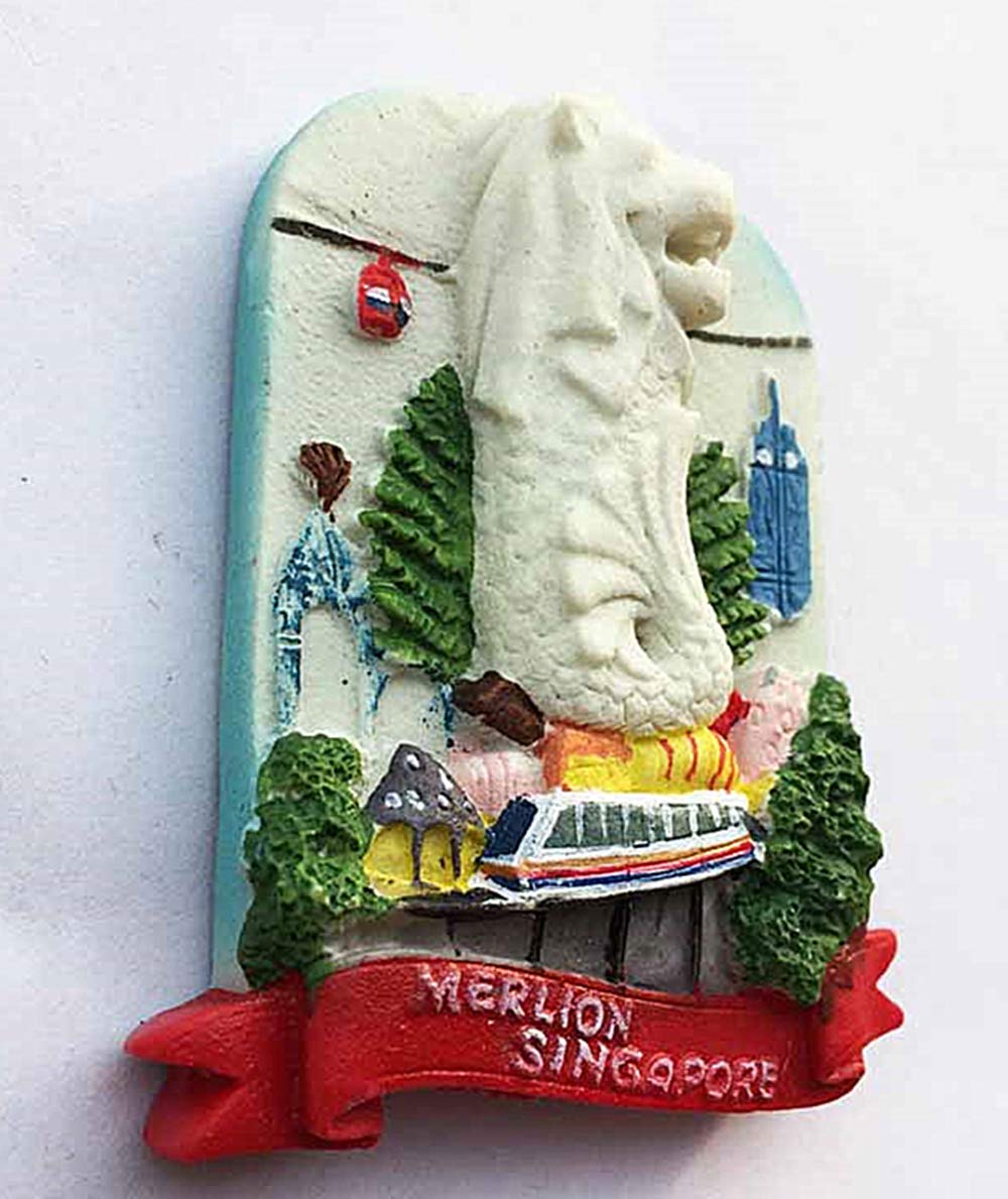 Calamita frigo collage Singapore: simpatico regalo souvenir da