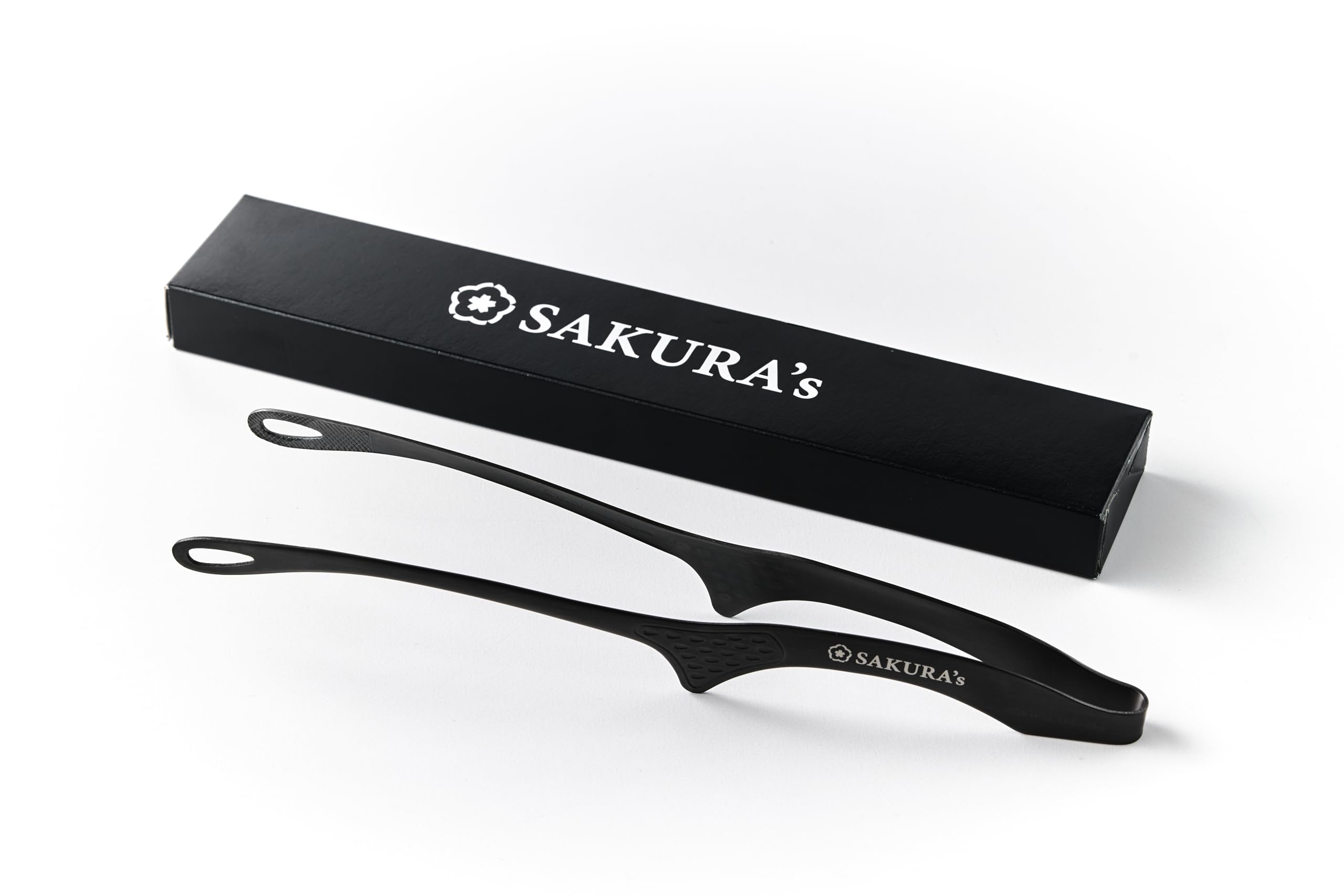 Replacement for the Dominant Hand Tongs, Stainless Steel, Made in Japan, Niigata, Tsubame Sanjo, Sakura Restaurant Model, Black Finish, Dishwasher Safe, Suitable for Frying, Yakiniku, BBQ, Camping : H