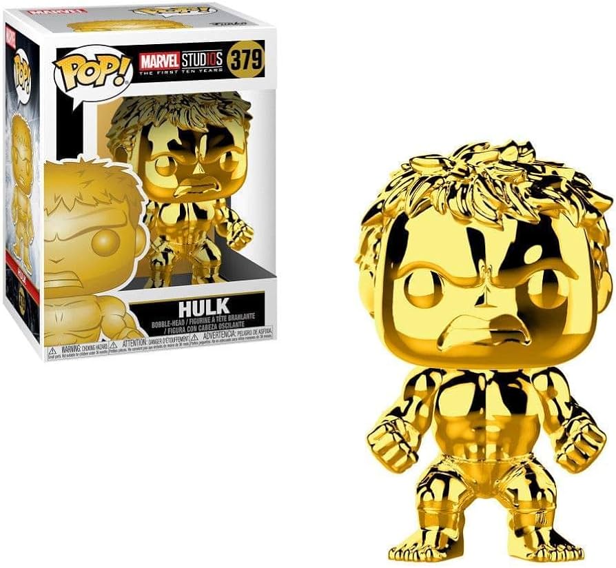 Amazon.com: Funko Pop Marvel: Marvel Studios 10 - Hulk (Gold