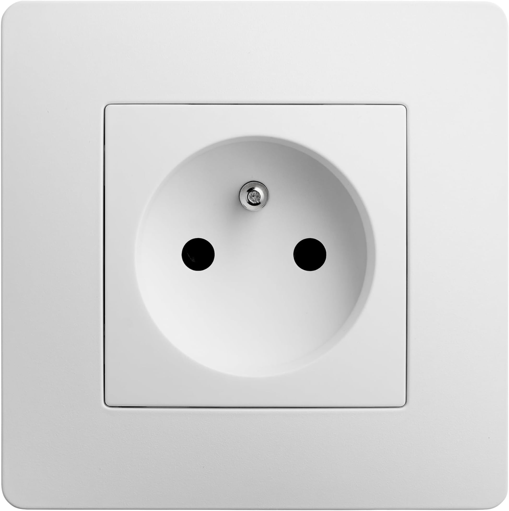 DEBFLEX - Prise Électrique 2P T Double/1 Poste - Prise Murale 16A avec